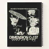 RICK AND MORTY™ | Dimension C-137 Notitieboek (Achterkant)