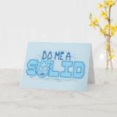 RICK AND MORTY™ | Do Me A Solid Kaart (Gele Bloem)