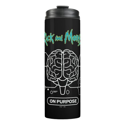 RICK AND MORTY™ | Download Back-upbrein Thermosbeker (Voorkant)