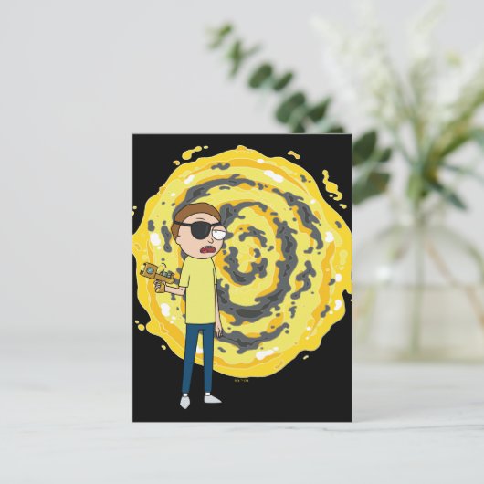 RICK AND MORTY™ | Evil Morty Portal Briefkaart (Staand voorkant)