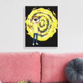 RICK AND MORTY™ | Evil Morty Portal Canvas Afdruk (Insitu (Woonkamer))
