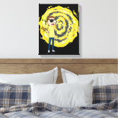 RICK AND MORTY™ | Evil Morty Portal Canvas Afdruk (Insitu (Slaapkamer))