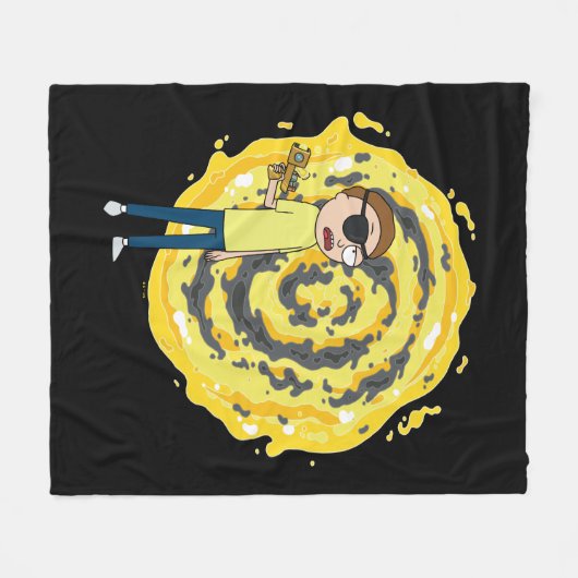RICK AND MORTY™ | Evil Morty Portal Fleece Deken (Voorkant (Horizontaal))