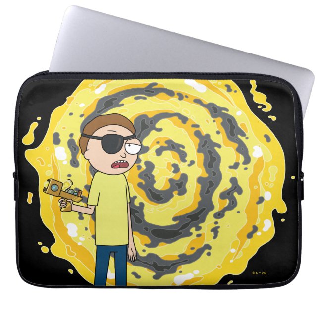 RICK AND MORTY™ | Evil Morty Portal Laptop Sleeve (Voorkant)