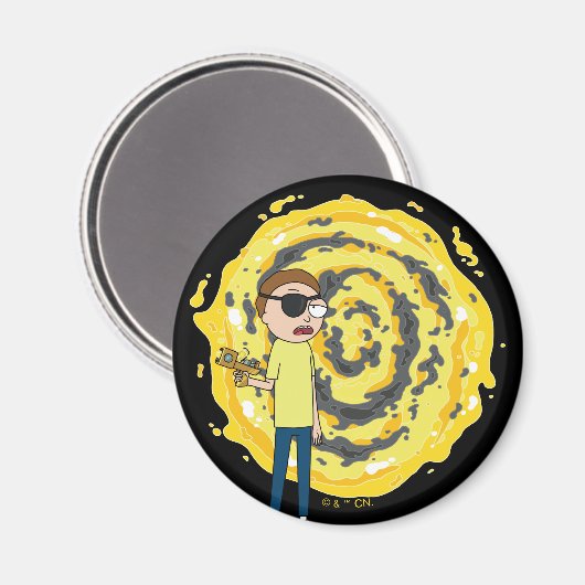 RICK AND MORTY™ | Evil Morty Portal Magneet (Voorkant / Achterkant)