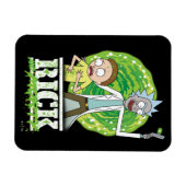 RICK AND MORTY™ | Green Splash Magneet (Horizontaal)