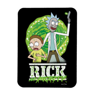 RICK AND MORTY™ Green Splash Magneet