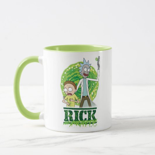 RICK AND MORTY™ | Green Splash Mok (Links)