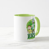 RICK AND MORTY™ | Green Splash Mok (Voorkant rechts)