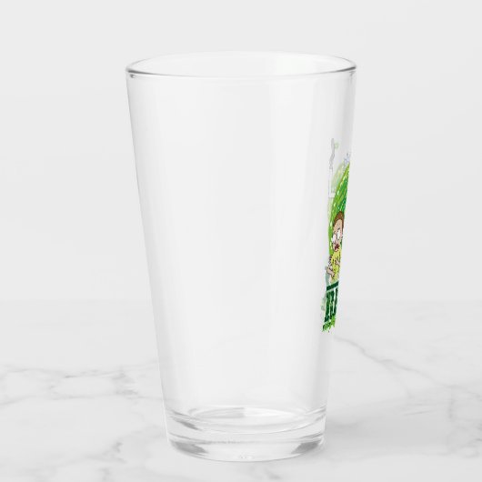 RICK AND MORTY™ | groene splash Glas (Rechts)