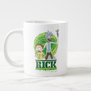 RICK AND MORTY™   groene splash Grote Koffiekop