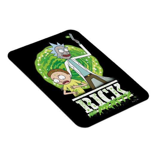 RICK AND MORTY™ | groene splash Magneet (Rechterzijde)