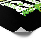 RICK AND MORTY™ | groene splash Poster (Hoek)