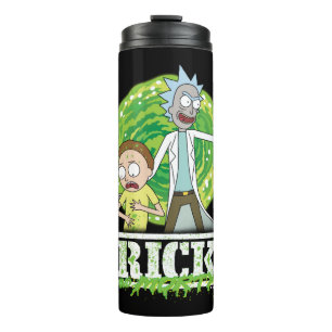 RICK AND MORTY™   groene splash Thermosbeker
