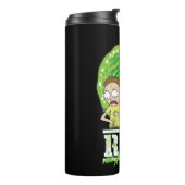 RICK AND MORTY™ | groene splash Thermosbeker (Gedraaid links)
