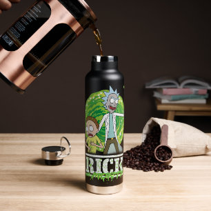 RICK AND MORTY™   groene splash Waterfles