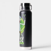 RICK AND MORTY™ | groene splash Waterfles (Achterkant)