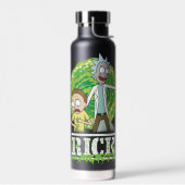 RICK AND MORTY™ | groene splash Waterfles (Links)