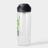 RICK AND MORTY™ | groene splash Waterfles (Achterkant)