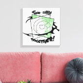 RICK AND MORTY™ | Haal je S#! bij elkaar! Canvas Afdruk (Insitu (Woonkamer))