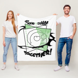 RICK AND MORTY™   Haal je S#! bij elkaar! Fleece Deken