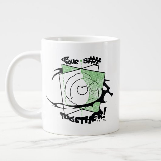 RICK AND MORTY™ | Haal je S#! bij elkaar! Grote Koffiekop (Links)