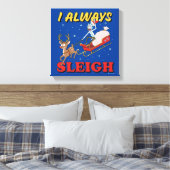 Rick and Morty | I Always Sleigh Canvas Afdruk (Insitu (Slaapkamer))
