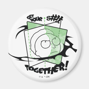 RICK AND MORTY™ Kom Op Met Je S#!t! Magneet
