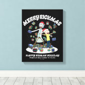Rick and Morty | Merry Rickmas Presents Canvas Afdruk (Insitu (Houten vloer))