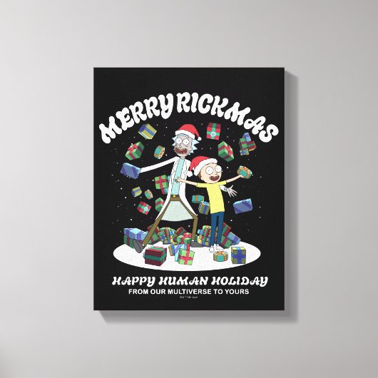 Rick and Morty | Merry Rickmas Presents Canvas Afdruk (Voorkant)