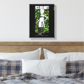 RICK AND MORTY™ | Morty Hugging Rick Canvas Afdruk (Insitu (Slaapkamer))