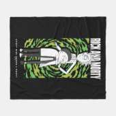 RICK AND MORTY™ | Morty Hugging Rick Fleece Deken (Voorkant (Horizontaal))