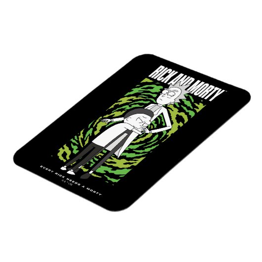 RICK AND MORTY™ | Morty Hugging Rick Magneet (Linkerzijde)