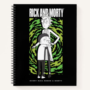 RICK AND MORTY™   Morty Hugging Rick Notitieboek