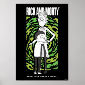 RICK AND MORTY™ | Morty Hugging Rick Poster (Voorkant)