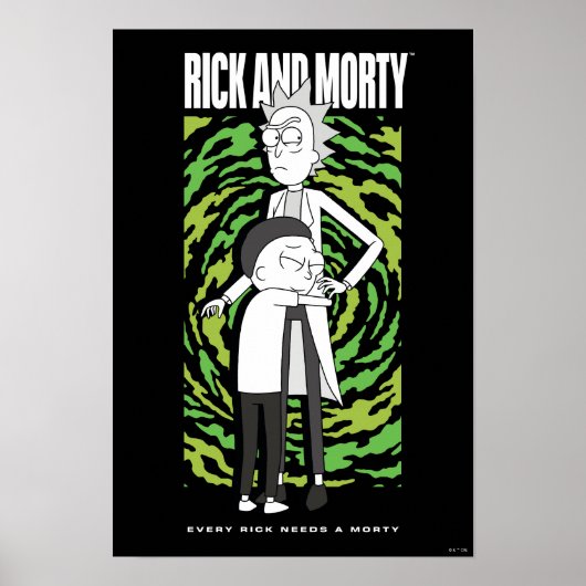 RICK AND MORTY™ | Morty Hugging Rick Poster (Voorkant)