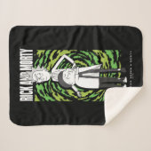 RICK AND MORTY™ | Morty Hugging Rick Sherpa Deken (Voorkant (horizontaal))