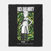 RICK AND MORTY™ | Morty omhelst Rick Fleece Deken (Voorkant)