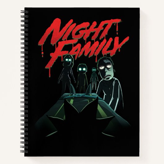 RICK AND MORTY™ | Nachtgezin Notitieboek (Voorkant)