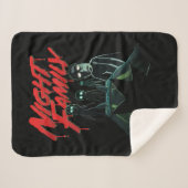 RICK AND MORTY™ | Nachtgezin Sherpa Deken (Voorkant (horizontaal))