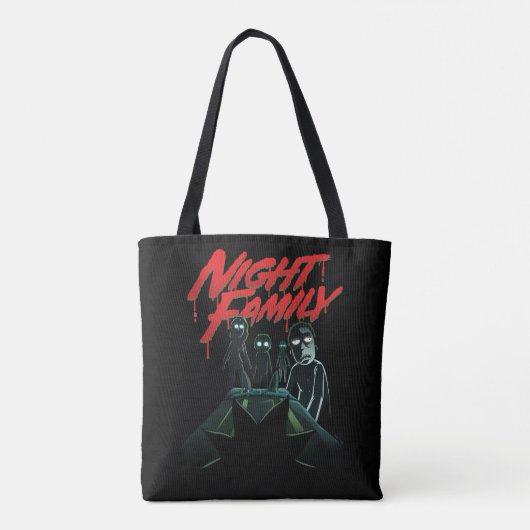 RICK AND MORTY™ | Nachtgezin Tote Bag (Achterkant)