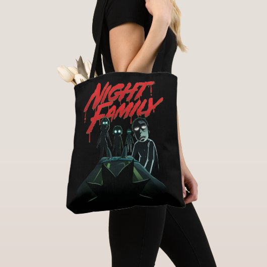 RICK AND MORTY™ | Nachtgezin Tote Bag (Dichtbij)