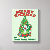 Rick and Morty | Portal Rick Merry Rickmas Canvas Afdruk (Voorkant)