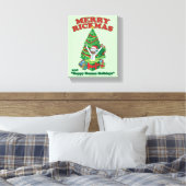 Rick and Morty | Portal Rick Merry Rickmas Canvas Afdruk (Insitu (Slaapkamer))