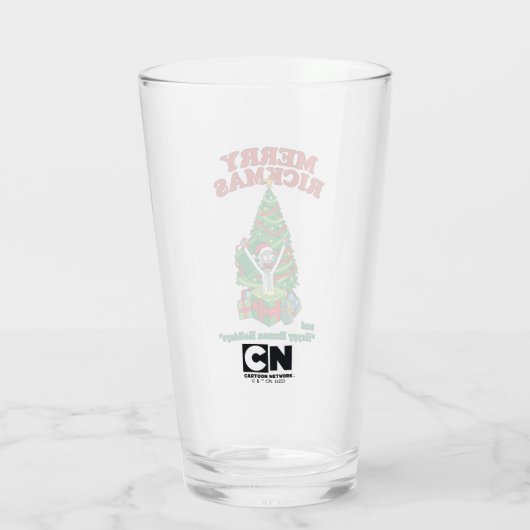 Rick and Morty | Portal Rick Merry Rickmas Glas (Achterkant)