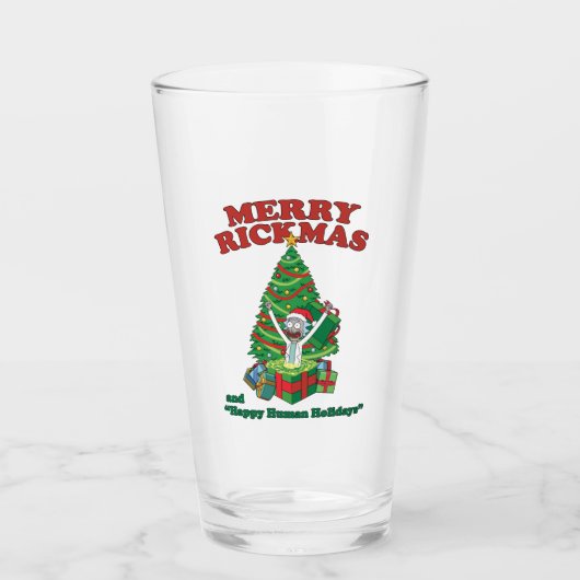 Rick and Morty | Portal Rick Merry Rickmas Glas (Voorkant)