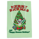Rick and Morty | Portal Rick Merry Rickmas Medium Cadeauzakje (Voorkant)