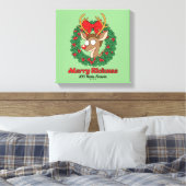 Rick and Morty | Reindeer Morty Merry Rickmas Canvas Afdruk (Insitu (Slaapkamer))