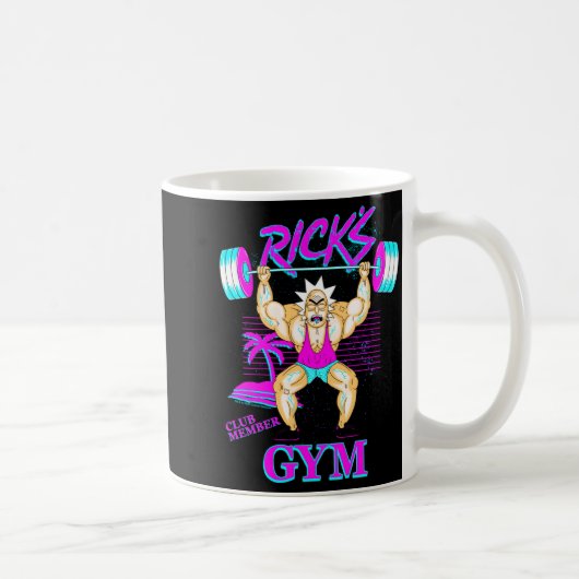 Rick And Morty Ricks Gym Club Member  Koffiemok (Rechts)