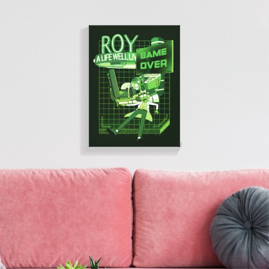 RICK AND MORTY™ | Roy heeft een goed leven gehad Canvas Afdruk (Insitu (Woonkamer))